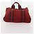 Hermès BORSA HERMES Her Line in tela 4 Set Rosso Nero Auth BA13063 - vista 24