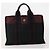 Hermès BORSA HERMES Her Line in tela 4 Set Rosso Nero Auth BA13063 - vista 9