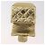 CHANEL Matelasse 2.55 Pouch Pelle Oro CC Auth 181679SM D'oro - vista 10