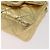 CHANEL Matelasse 2.55 Pouch Pelle Oro CC Auth 181679SM D'oro - vista 15