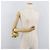 CHANEL Matelasse 2.55 Pouch Pelle Oro CC Auth 181679SM D'oro - vista 24