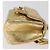 CHANEL Matelasse 2.55 Pouch Pelle Oro CC Auth 181679SM D'oro - vista 3