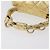 CHANEL Matelasse 2.55 Pouch Pelle Oro CC Auth 181679SM D'oro - vista 7