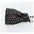 Pochette Vivienne Westwood in pelle nera e argento Auth 181785A Nero - vista 4