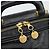 CHANEL COCO Mark Vanity Hand Bag Patent leather Black Gold CC Auth 181661 Schwarz Golden - Ansicht 19