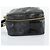 CHANEL COCO Mark Vanity Hand Bag Patent leather Black Gold CC Auth 181661 Schwarz Golden - Ansicht 3