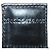 Borsa a tracolla FENDI Mamma Baguette in cotone nero e argento Auth 182029SAM - vista 12