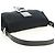 Borsa a tracolla FENDI Mamma Baguette in cotone nero e argento Auth 182029SAM - vista 6