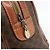 Céline Borsa CELINE Macadam Canvas PVC Pelle Marrone Oro Auth 182072A D'oro - vista 10
