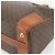 Céline Borsa CELINE Macadam Canvas PVC Pelle Marrone Oro Auth 182072A D'oro - vista 16