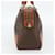 Céline Borsa CELINE Macadam Canvas PVC Pelle Marrone Oro Auth 182072A D'oro - vista 3