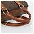 Céline Borsa CELINE Macadam Canvas PVC Pelle Marrone Oro Auth 182072A D'oro - vista 7