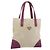 Borsa Tote PRADA in tela e pelle viola argento Auth am11680 Porpora