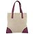 Borsa Tote PRADA in tela e pelle viola argento Auth am11680 Porpora - vista 2