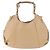 Borsa Salvatore Ferragamo Chain Vala in pelle beige oro Auth am11658A D'oro - vista 13