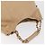 Borsa Salvatore Ferragamo Chain Vala in pelle beige oro Auth am11658A D'oro - vista 6