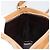Céline Borsa a Spalla CELINE Macadam Canvas PVC Pelle Beige Oro Auth 182451 D'oro - vista 21