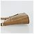 Céline Borsa a Spalla CELINE Macadam Canvas PVC Pelle Beige Oro Auth 182451 D'oro - vista 4