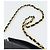 CHANEL Matelasse 23 Double Turn Lock Chain Lamb Skin 2way CC Auth 181941SAV Nero D'oro - vista 15