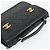 CHANEL Matelasse 23 Double Turn Lock Chain Lamb Skin 2way CC Auth 181941SAV Nero D'oro - vista 6