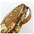 Borsa Salvatore Ferragamo in tela khaki e oro Auth BA13119 D'oro Cachi - vista 6