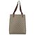 Borsa Tote GUCCI GG Supreme Web Sherry Line PVC Beige 39 02 003 Auth BA13156 - vista 2