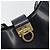 Borsa a tracolla Salvatore Ferragamo Gancini in pelle blu navy e oro Autentica BA13105 D'oro - vista 10