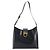Borsa a tracolla Salvatore Ferragamo Gancini in pelle blu navy e oro Autentica BA13105 D'oro - vista 13