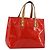 LOUIS VUITTON Monogram Vernis Reade PM Hand Bag Red Rouge M91088 LV Auth 181656 Vermelho