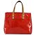 LOUIS VUITTON Monogram Vernis Reade PM Hand Bag Red Rouge M91088 LV Auth 181656 Vermelho - vista 13
