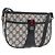 Borsa a Spalla GUCCI GG Supreme Sherry Line PVC Blu Navy Oro 89 02 032 Auth 180128 D'oro