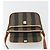 Pequin Borsa a Spalla FENDI Pecan Canvas PVC Marrone Oro Auth 182229 D'oro - vista 18