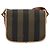 Pequin Borsa a Spalla FENDI Pecan Canvas PVC Marrone Oro Auth 182229 D'oro - vista 2