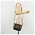 Pequin Borsa a Spalla FENDI Pecan Canvas PVC Marrone Oro Auth 182229 D'oro - vista 24