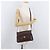 Borsa a Spalla GUCCI in Pelle Bordeaux Oro Auth 182475 D'oro Bordò - vista 22