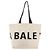 BALENCIAGA Tote Bag Canvas Beige Silber Auth BA13082 - Ansicht 13