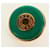 Hermès Orecchini HERMES Serie Leather metal Green Auth BA12999V Verde  - vista 3