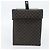 Céline CELINE Beauty Case Macadam Canvas Vanity Horse Carriage PVC Pelle Nera Autentica 182779V Nero D'oro - vista 3
