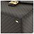 Céline CELINE Beauty Case Macadam Canvas Vanity Horse Carriage PVC Pelle Nera Autentica 182779V Nero D'oro - vista 9
