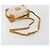 GUCCI Micro GG Supreme Schultertasche PVC Weiß Gold Auth 180109 Golden - Ansicht 7