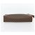 Céline Clutch CELINE in tela Macadam PVC Pelle Marrone Oro Auth ka4489 D'oro - vista 6