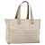CHANEL Nuova Borsa Tote Travel in Nylon Beige Oro CC Auth 180906 D'oro