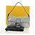FENDI Borsa a Spalla Mamma Baguette in Pelle con Strass Argento Autentica yk20386SM - vista 12
