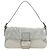 FENDI Borsa a Spalla Mamma Baguette in Pelle con Strass Argento Autentica yk20386SM - vista 13