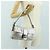 FENDI Borsa a Spalla Mamma Baguette in Pelle con Strass Argento Autentica yk20386SM - vista 28