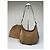 Vintage Loewe Wildleder-Schultertasche Beige Braun - Ansicht 12