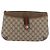 Bolsa GUCCI GG Supreme Web Sherry Line PVC Bege Ouro 904 02 026 Auth BA12949 Dourado - vista 13