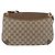 Bolsa GUCCI GG Supreme Web Sherry Line PVC Bege Ouro 904 02 026 Auth BA12949 Dourado - vista 2