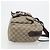 Borsa GUCCI GG Supreme in PVC Beige Silver 140959 Auth ka4521 Argento - vista 3