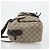 Borsa GUCCI GG Supreme in PVC Beige Silver 140959 Auth ka4521 Argento - vista 4